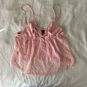 Victoria's Secret Pink Lace Top
